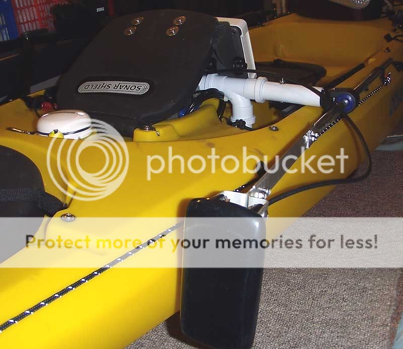 Side Imaging Sonar on a kayak Dizzyfish Kayak Fishing